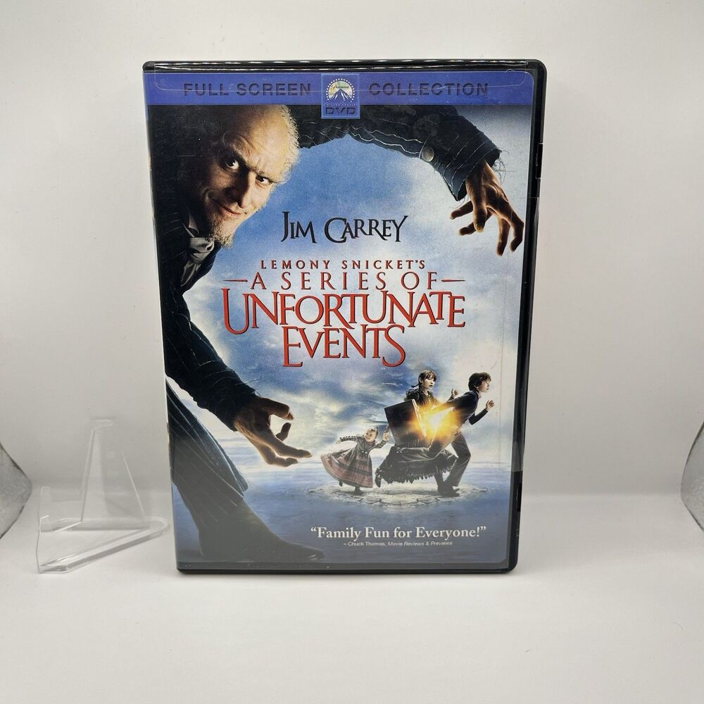 Jim Carrey Lemony Snicket A Series Of Unfortunate Events Dvd Movie Cd